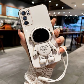 เคสโทรศัพท์มือถือ กันกระแทก ลายนักบินอวกาศ พร้อมสายคล้อง สําหรับ Samsung Galaxy A51 A31 A71 A50 A70 A50S A30S A10 A10s A11 A12 A21S A20S A02 A02S A20 A30 A7 2018 A75