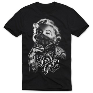 วินเทจ Marilyn Monroe T Gangster Bandana เซ็กซี่ ผ้าสัก ใหม่ เสื้อยืด สําหรับ