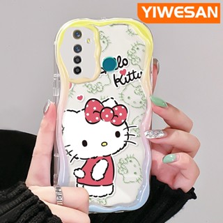 เคสโทรศัพท์มือถือใส แบบนิ่ม ลายการ์ตูนคิตตี้ กันกระแทก สําหรับ Realme 5 5i 5s 5 Pro 6i Narzo 20A Q