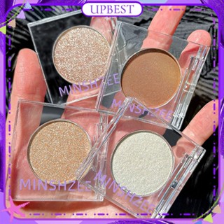 ♕ Minshzee Cowboy Eyeshadow Palette Pearlescent Polarized Flash Powder Matte Monochrome Eye Shadow Highlight Long Lasting Eye Makeup 5 Colors UPBEST