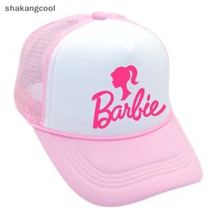 Shakangcool ใหม่ หมวกเบสบอล ปักลายการ์ตูนอนิเมะ Kawaii Barbie ปรับได้ แฟชั่นฤดูร้อน สําหรับกลางแจ้ง SGL