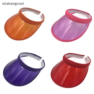 Shakangcool หมวกเบสบอล PVC พลาสติกใส ป้องกันรังสียูวี เหมาะกับฤดูร้อน สําหรับผู้หญิง และผู้ชาย