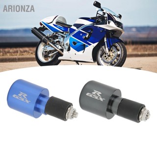 ARIONZA แฮนด์จับรถจักรยานยนต์ปลั๊กอุดปลายด้ามจับที่สะดวกสบายสำหรับ GSXR600 2001-2014