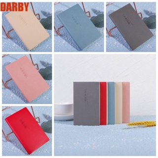 Darby สมุดโน๊ตไดอารี่ แพลนเนอร์ ขนาดเล็ก หนา 5 สี สําหรับนักเรียน