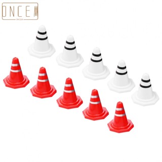 【ONCEMOREAGAIN】Traffic Cones 64PCS Accessories Construction Road Cones For RC Plastic