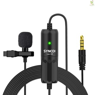 Synco Lav-S8 ไมโครโฟนลดเสียงรบกวน แบบคลิปหนีบ มืออาชีพ 8.9