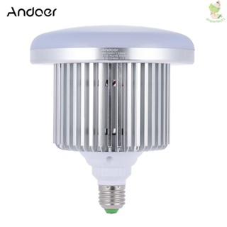 Andoer หลอดไฟ LED 135W 132 ดวง 5500K E27 Came-8.9 สําหรับใช้ถ่ายภาพในสตูดิโอ