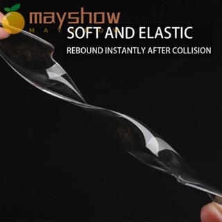 Mayshow สติกเกอร์ PVC ป้องกันรอยขีดข่วน สําหรับติดขอบประตูรถยนต์ 8 ชิ้น