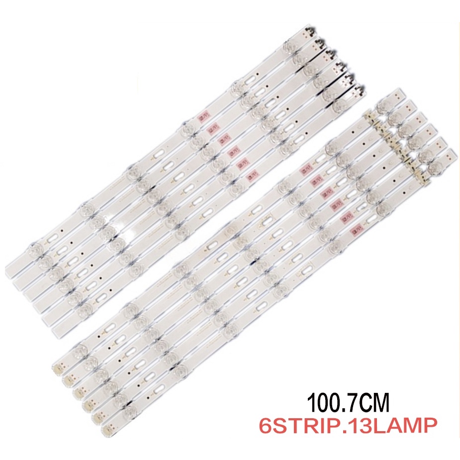 6pcsLED Backlight แถบใหม่ Samsung 50 นิ้ว UA50KUF31EJXXZKU6310J KU8300J โคมไฟ V6DU-500DCB-R2
