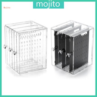 Mojito กล่องเก็บเครื่องประดับ ต่างหู สร้อยคอ อะคริลิค 3 ช่อง