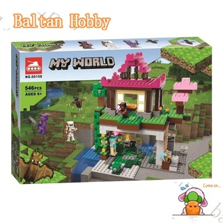 Baltan Toy BH1 บล็อคตัวต่อ รูป Minecraft The Training Grounds 21183 60158 ของเล่นสําหรับเด็กผู้ชาย EQ1