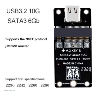 【seve*】ฮาร์ดไดรฟ์ Ngff SSD เป็น USB3 2 TYPE-C 10Gbps JMS580