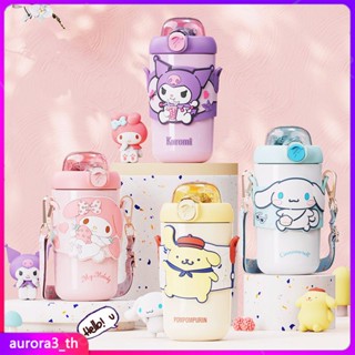 【กำลังจัดส่ง】 Melody Straw Vacuum Cup Girl Cute Children Water Cup Special High-value Cup For School