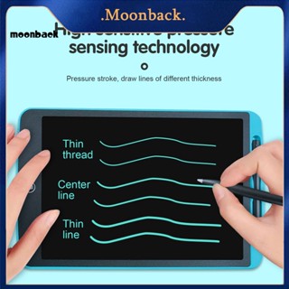 &lt;moonback&gt; แท็บเล็ตการเขียนที่สะดวก สําหรับบ้าน การศึกษา หน้าจอ LCD เขียน แท็บเล็ต ตกแต่ง