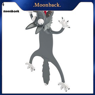 &lt;moonback&gt; ที่คั่นหนังสือสเตอริโอ รูปแมวแพนด้า 3D เครื่องเขียน สําหรับอ่านหนังสือ