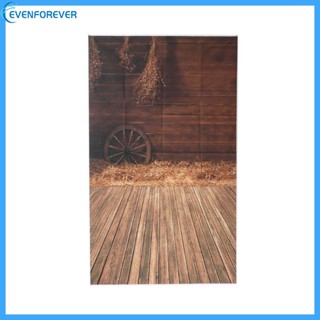 Ev ภาพพื้นหลังไวนิล ลายไม้ สําหรับใช้ถ่ายภาพในสตูดิโอ DIY