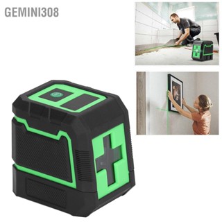 Gemini308 เครื่องวัดระดับกากบาท Green Beam Leveling Device Self Horizontal Vertical Line Indoor 7.5 Meter