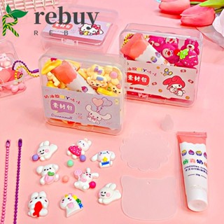 Rebuy กิ๊บติดผม ครีมกาว แฮนด์เมด หลากสี DIY สําหรับเด็ก