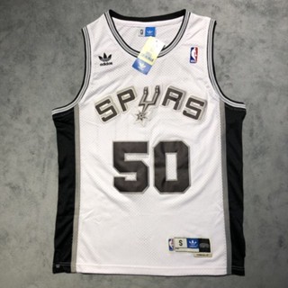 David Robinson No. แฟชั่น คลาสสิก เสื้อกีฬาบาสเก็ตบอล ปักลาย สีขาว สไตล์เรโทร สําหรับผู้ชาย มี 50 ชิ้น 477328