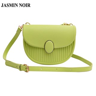 Jasmin NOIR กระเป๋าสะพายไหล่ สะพายข้าง หนัง PU มีตัวล็อก สําหรับผู้หญิง