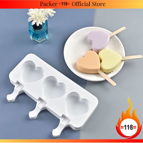 SK11-14 Silicon Ice Cream Mould & SK13 Wooden Stick