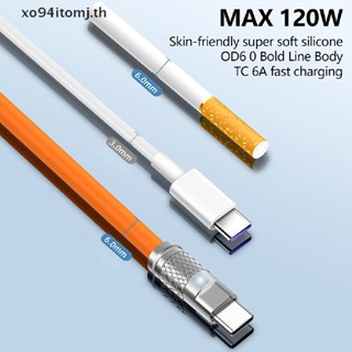 Xotomj สายชาร์จ USB Type C 120W ชาร์จเร็ว สําหรับ Xiaomi Huawei Samsung USB C