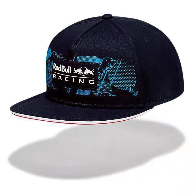 F1 ทีม Red Bull Red Bull Alben Racing หมวกปีกแบน หมวกคนขับแบนตามหมวกเบสบอล Sun