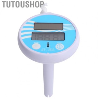 Tutoushop Floating Water  Electronic Solar Charging LCD Display Swimming Poo AN