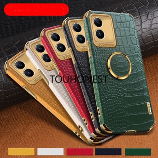 เคส OPPO A17 เคส OPPO A97 เคส OPPO A58 Cover OPPO Reno8 Pro เคส OPPO A1 Pro Case OPPO Reno8 T Case เคสลายหนังจระเข้ แหวน เคสโทรศัพท์