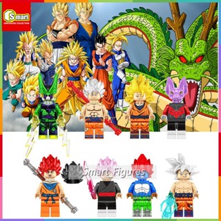 โมเดลฟิกเกอร์ Dragon Ball Sun Wukong Black Wukong ขนาดเล็ก สําหรับผู้ชาย บล็อกตัวต่อ ของเล่นเสริมการศึกษา สําหรับเด็ก 13 ชิ้น