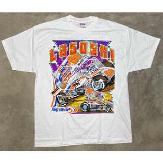 เสื้อยืด ลาย NOS 2001 Danny "The Dude" Lasoski Tony Stewart Racing สไตล์วินเทจ ไซซ์ XL