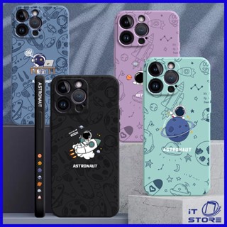 เคส iPhone 14 Pro Max 14 14 Pro 13 13 Pro MaxSoft Case Creative Case iPhone 12 12 Pro Max 12 Pro Silicone Case iPhone 11 11 Pro Max 11 Pro Astronaut Case Cartoon Case 2C-SS