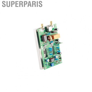 Superparis Shortwave Power Amplifier Module  Shortwave Power Amplifier Aluminum Alloy PCB DC12-13.8V 3-28MHz  for  Drive