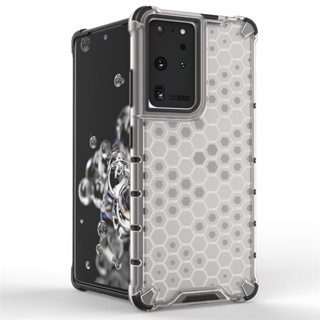 Samsung Galaxy Note20 S20 Ultra S20+ Note10 Lite Note10+ A32 4G 5G Note 10 Plus 20 Hybrid Hard Plastic Airbag Case Honeycomb Transparent Back Cover Luxury Shockproof Phone Casing