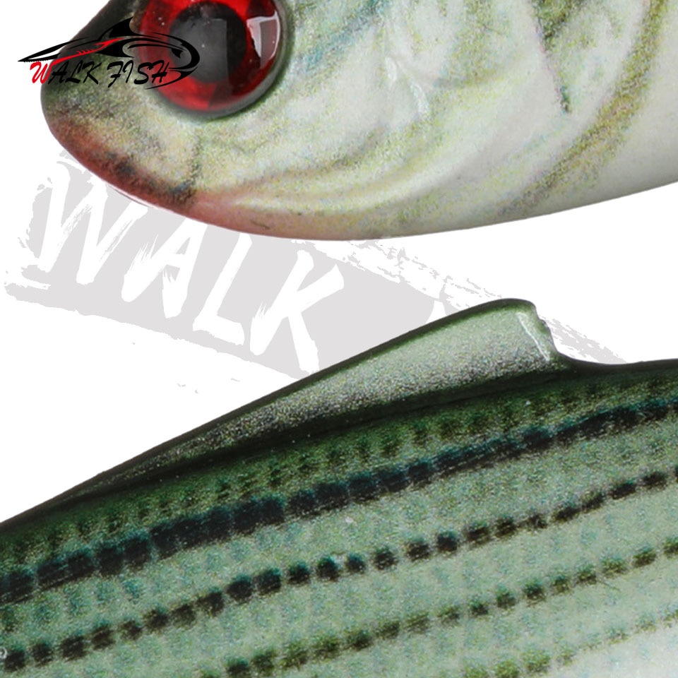 Walk FISH เหยื่อตกปลาประดิษฐ์ VIB 9 ซม. 20 กรัม — صورة 5
