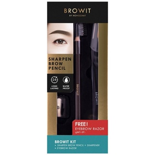 Browit บราวอิท ชาร์พเพน บราว เพนซิล 1.14ก. มอคค่า บราวน์ (ฟรี มีดกันคิ้ว บราวอิท)