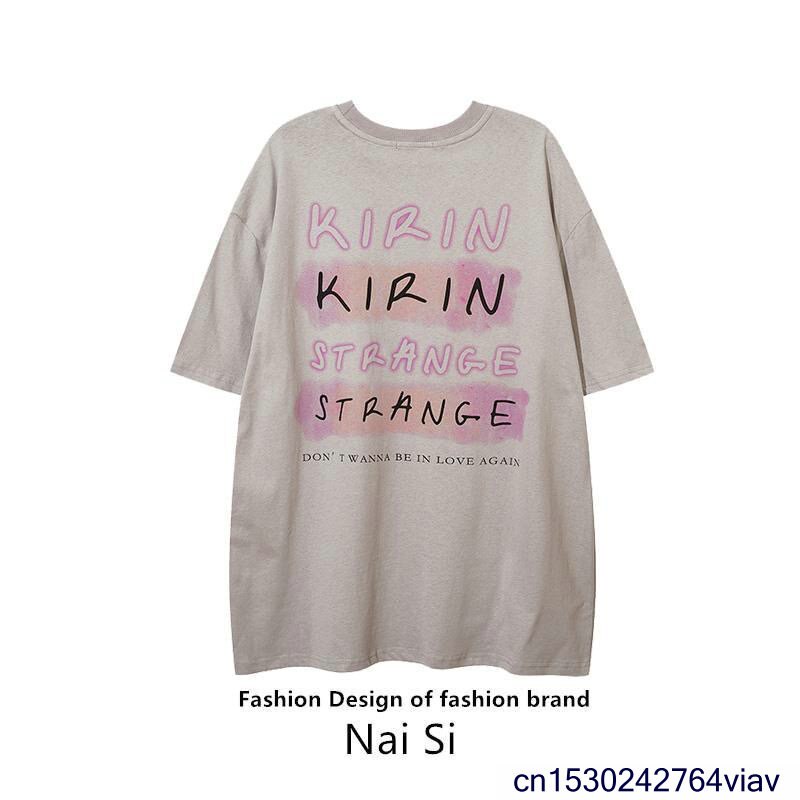 57T เสื้อ100% Cotton Streetwear เสื้อยืดผู้หญิง USA ยี่ห้อฤดูร้อนแขนสั้นสะโพก Hop Tshirt คุณภาพสูงรอ