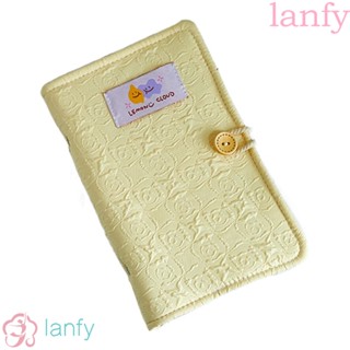 Lanfy สมุดโน๊ตไดอารี่ A5 A6 แบบผ้า เครื่องเขียน สําหรับโรงเรียน