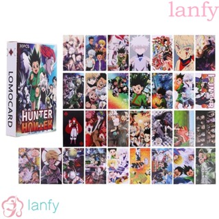 LANFY 30Pcs Hunter X Hunter Collection Postcard Lomo Card Gon Freecss Anime Gifts Killua Zoldyck Paper Picture