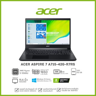 [วันที่16-17โค้ด 10DDXSEPW2] Acer [พร้อมส่ง] Notebook Aspire A715-42G-R7RS /T002 (Charcoal Black) NH.QBFST.002