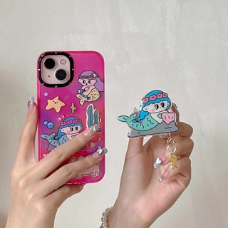 เคสโทรศัพท์มือถือ กันลื่น ลายการ์ตูน พร้อมที่ตั้งวาง สําหรับ iPhone 14Pro max 14ProiPhone 14 iPhone13 Pro iPhone 13Pro max iPhone12 Pro 11 Airpods 1 2 Pro 3