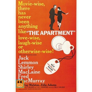 หนัง DVD ออก ใหม่ The Apartment (1960) ภาพ ขาว-ดำ (เสียง อังกฤษ | ซับ ไทย/อังกฤษ) DVD ดีวีดี หนังใหม่