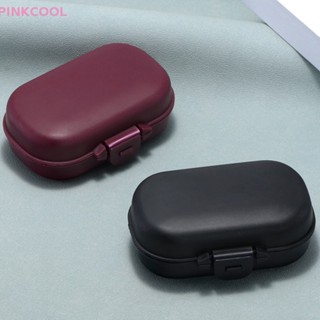 Pinkcool กล่องพลาสติก พับได้ แบบพกพา หลากสี สําหรับเก็บเครื่องประดับ แว่นตา สายตายาว 2 ชิ้น