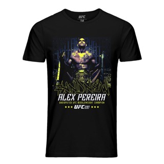 เสื้อยืด ลาย UFC Zhang Weili UFC 281 Championship สีดํา สําหรับผู้ชาย ALEX PEREIRA UFC 281