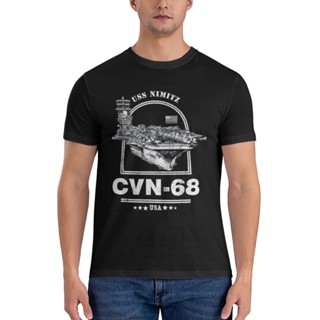 เสื้อยืด พิมพ์ลาย Nimitz Cvn-68 Uss Nimitz แบบสร้างสรรค์ เป็นที่นิยม ของขวัญ สําหรับผู้ชาย