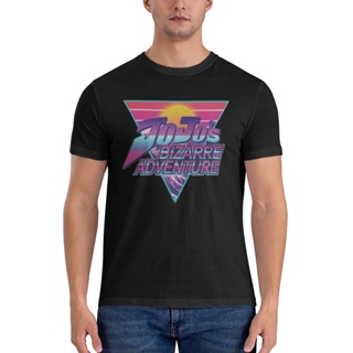 เสื้อยืด พิมพ์ลาย Synthwave Jojo สร้างสรรค์ ของขวัญยอดนิยม สําหรับผู้ชาย