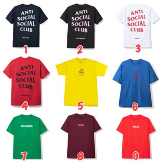 #ถูกสุด [แท้ 100%] เสื้อยืดแขนสั้นสีดำ ANTI SOCIAL SOCIAL CLUB ลาย City Tee LA