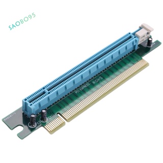 อะแดปเตอร์การ์ดไรเซอร์ Pci-E 16X 90 องศา Pci-E Pci-Express 16X