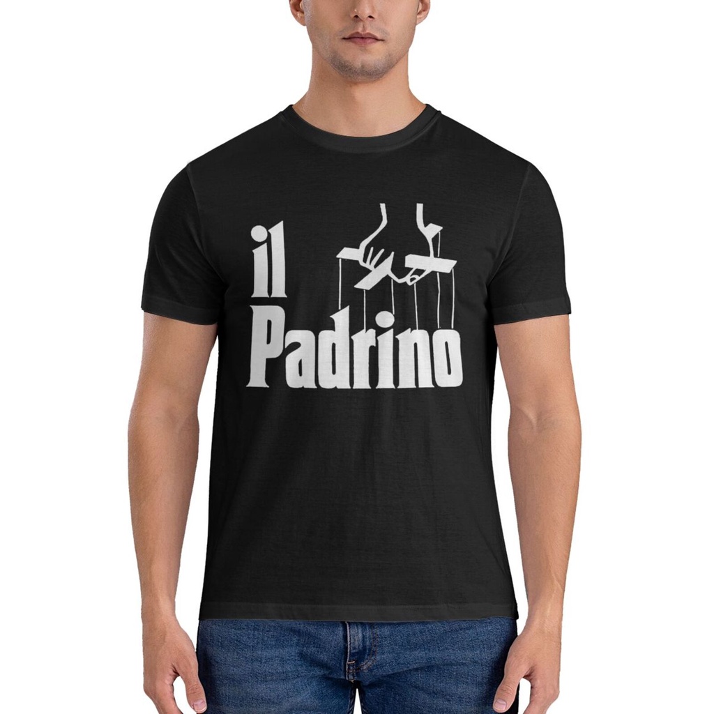 เสื้อยืด พิมพ์ลายโลโก้ภาพยนตร์ The Godfather El Padrino ราคาถูก แฟชั่นฤดูร้อน