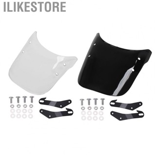 Ilikestore Motorcycle Windshield  Headlight Wind Deflector Windproof  for 5in 7in Round Headlights